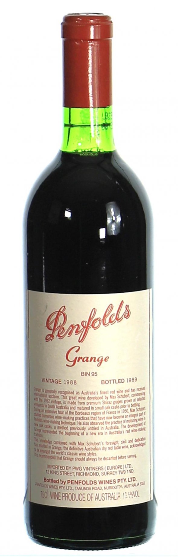 Penfolds, Grange, South Australia