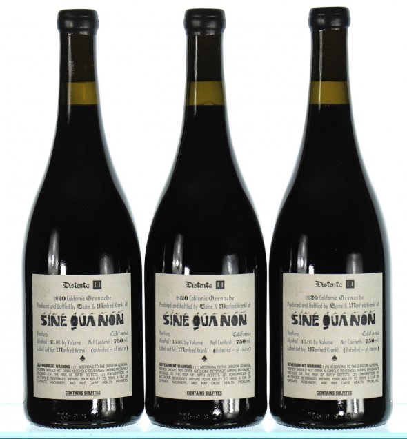 Sine Qua Non, Grenache "Distenta II"