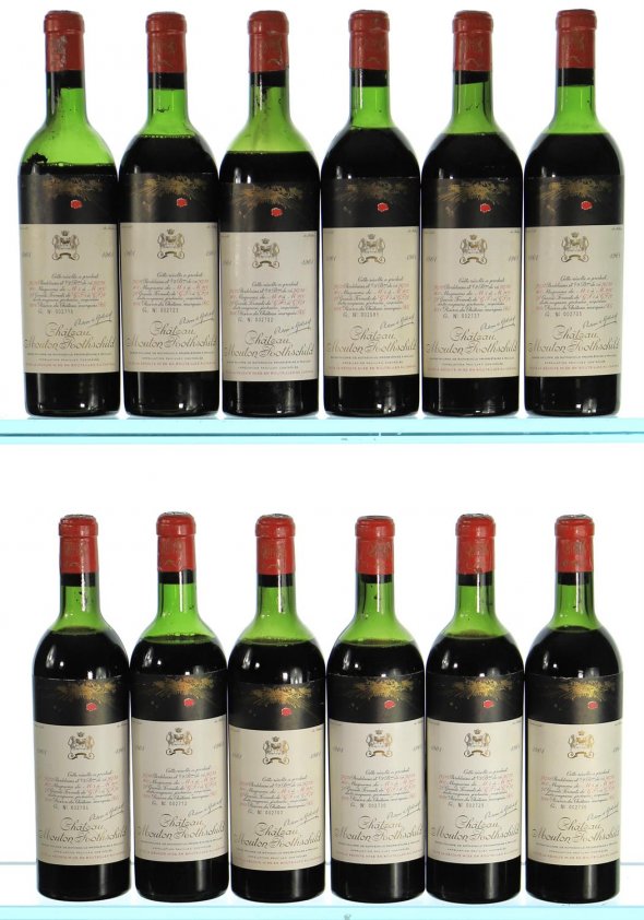 1961 Chateau Mouton Rothschild Premier Cru Classe, Pauillac 