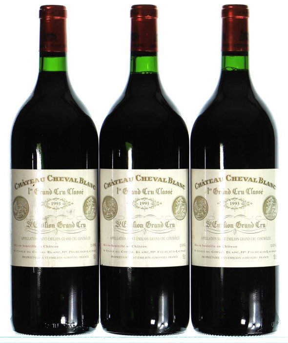 1993 Chateau Cheval Blanc Premier Grand Cru Classe A, Saint-Emilion Grand Cru (Magnums) 