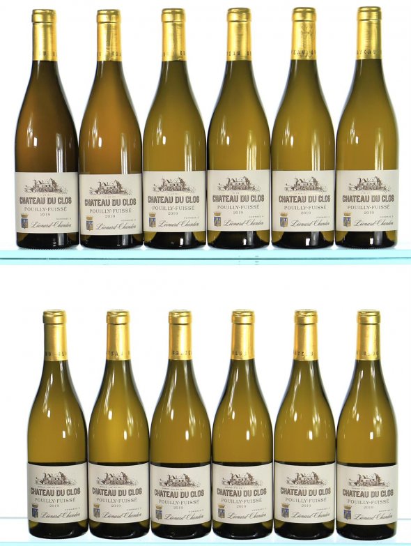 Joseph Burrier, Chateau du Clos, Pouilly Fuisse 'Hommage a Leonard Chandon' - In Bond