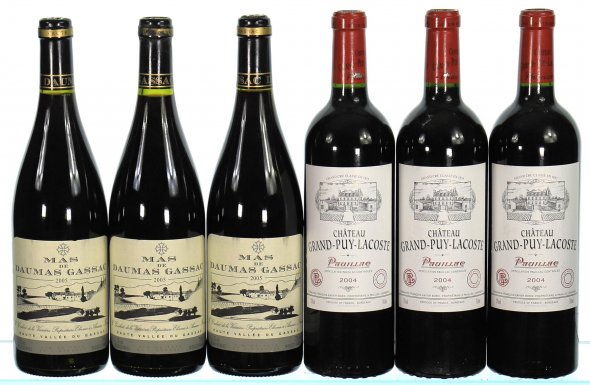 2004/2005 Mixed Lot of Pauillac and Languedoc 