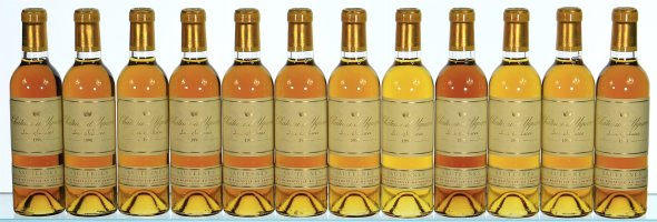 Chateau d'Yquem Premier Cru Superieur, Sauternes (Half Bottles) - In Bond