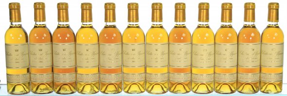 Chateau d'Yquem Premier Cru Superieur, Sauternes (Half Bottles) - In Bond