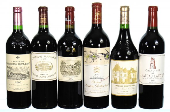 Bordeaux First Growth Collectors' Case (6x75cl) - In Bond