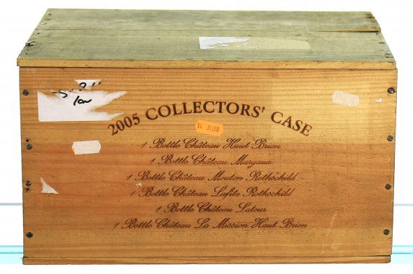 Bordeaux First Growth Collectors' Case (6x75cl) - In Bond