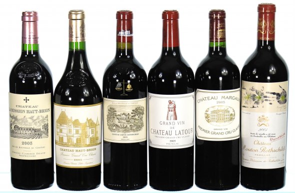 Bordeaux First Growth Collectors' Case (6x75cl) - In Bond