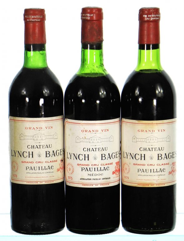 1975/1979 Vertical of Chateau Lynch Bages 5eme Cru Classe, Pauillac
