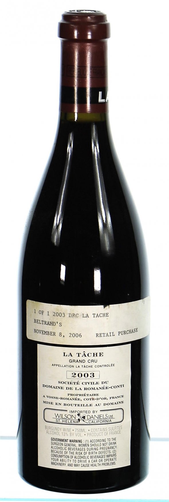 Domaine de la Romanee-Conti, La Tache Grand Cru