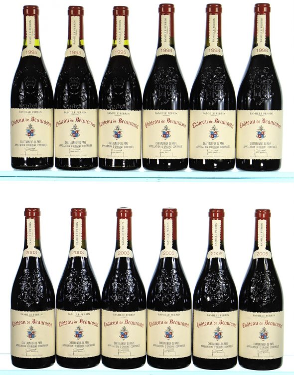 1995/2005 Beaucastel Collectors' Case (12x75cl) - In Bond