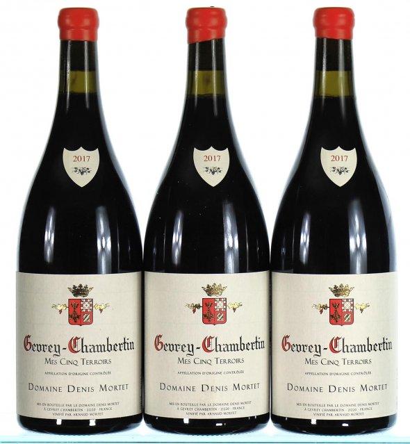 Domaine Denis Mortet, Gevrey-Chambertin, Mes Cinq Terroirs (Magnums) - In Bond