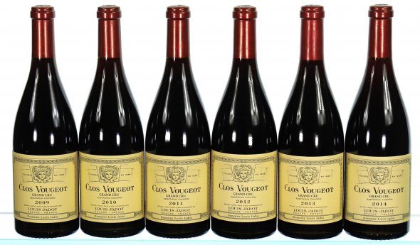 2009/2014 Vertical of Domaine Louis Jadot, Clos de Vougeot Grand Cru - In Bond