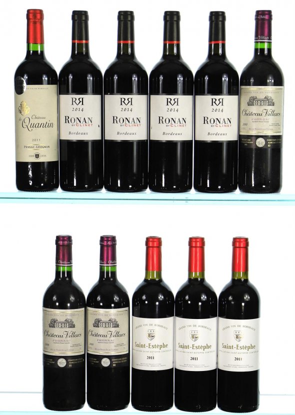 2000/2014 A Lovely Case of Mixed Bordeaux