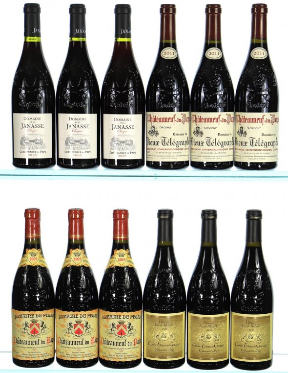 2005/2001 Mixed Case of Chateauneuf du Pape