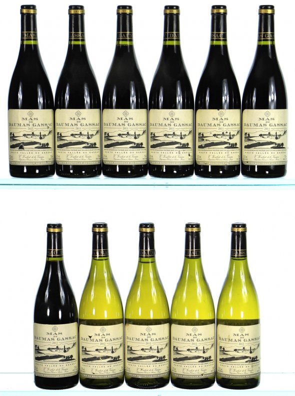 2011/2012 Mas de Daumas Gassac, Mixed Lot of Red and White
