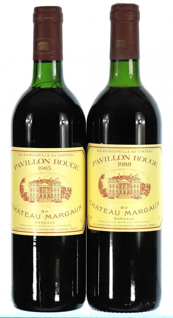 1985/1988 Vertical of Pavillon Rouge du Chateau Margaux