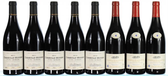 2007/2011 Henri de Villamont, Chambolle-Musigny 1er Cru Les Baudes Vertical