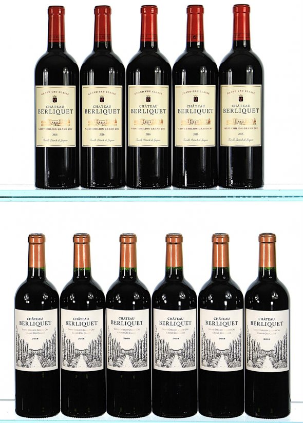 2016/2018 Mixed Lot of Chateau Berliquet Grand Cru Classe, Saint-Emilion Grand Cru