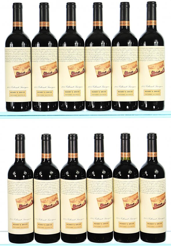 Henry's Drive, Estate Cabernet Sauvignon, Padthaway - In Bond