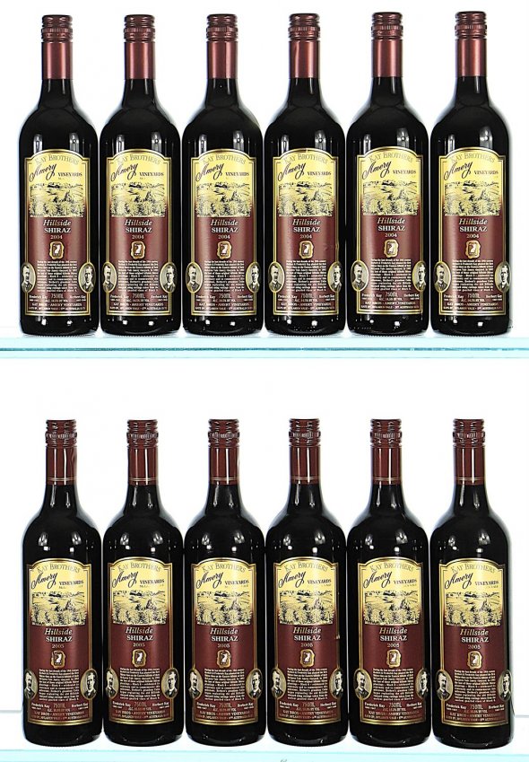 2004/2005 Kay Brothers, Amery Vineyards Hillside Shiraz, McLaren Vale - In Bond