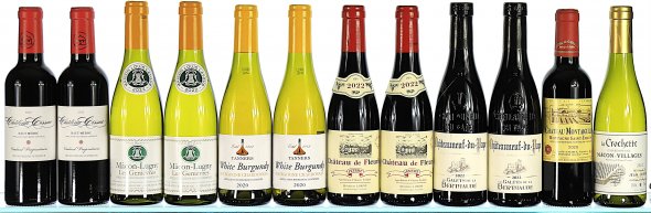 2020/2022 Mixed Case of French Reds and Whites (Halves)