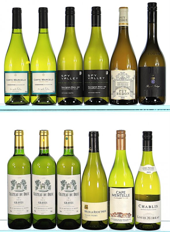2012/2021 Mixed Case of White Wines from around the World
