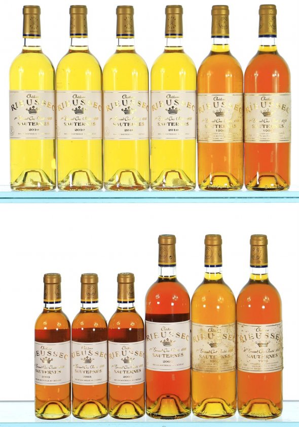 1996/2010 Vertical of Chateau Rieussec Premier Cru Classe, Sauternes (Mixed Formats)