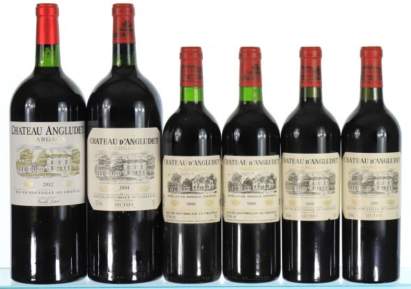 1999/2012 Vertical of Chateau Angludet, Margaux (Mixed Formats)