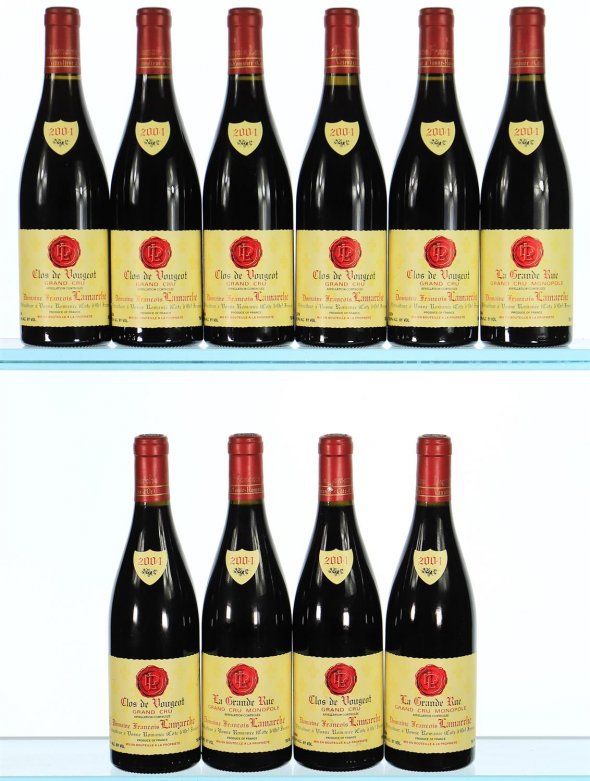 Mixed Lot of Domaine Francois Lamarche, La Grande Rue and Clos de Vougeot