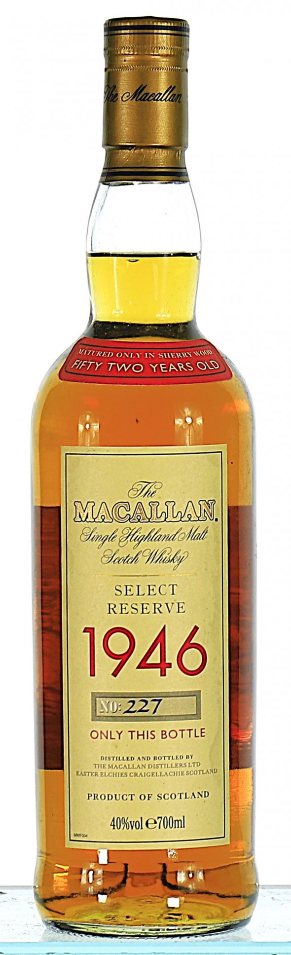 Macallan, Highland Single Malt Select Reserve 52YO, Speyside