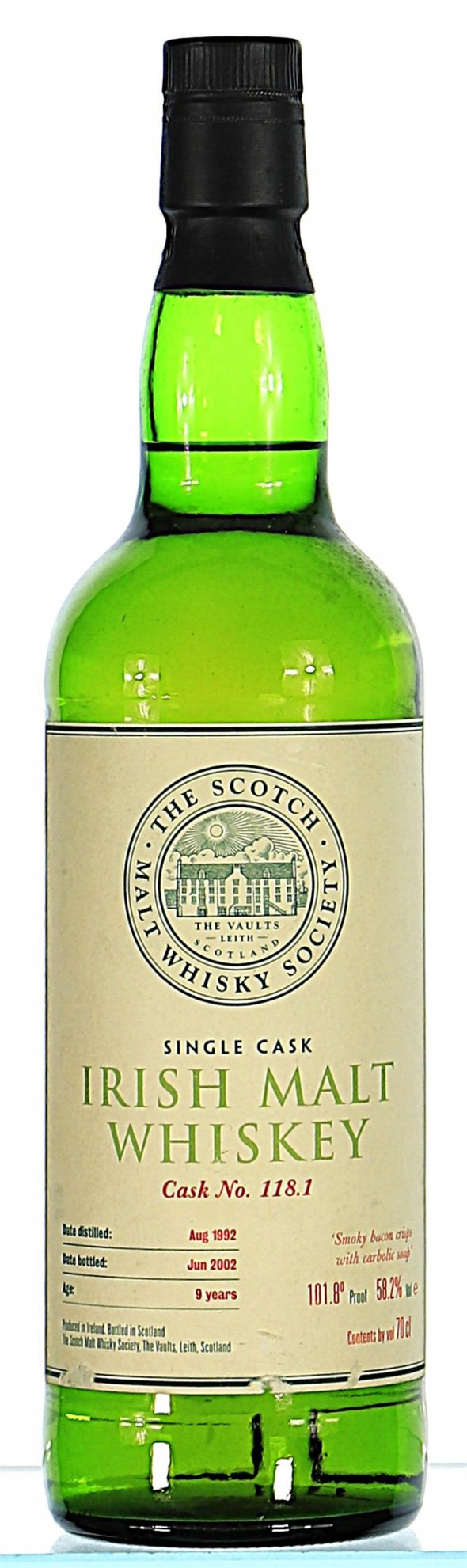 Scotch Malt Whisky Society, Single Cask Irish Malt Whiskey, Cooley 9YO