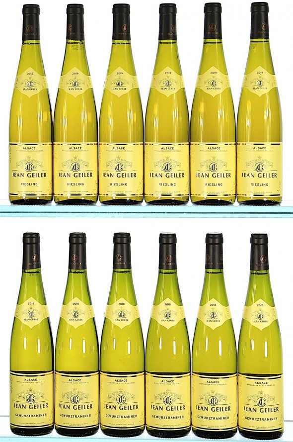 Mixed Lot of Alsace Riesling & Gewurtztraminer