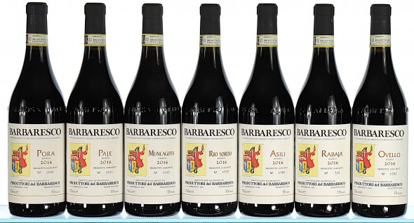 Mixed Lot of Produttori del Barbaresco, Barbaresco Riservas
