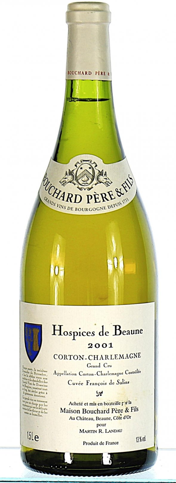 Hospices de Beaune (Bouchard Pere et Fils), Corton-Charlemagne Grand Cru, Francois de Salins (Magnum)