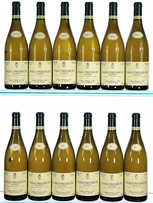 Gilbert Picq, Chablis Premier Cru, Vaucoupin - In Bond