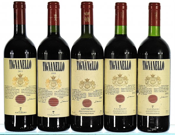 1987/2011 Mixed Lot of Tignanello, Toscana