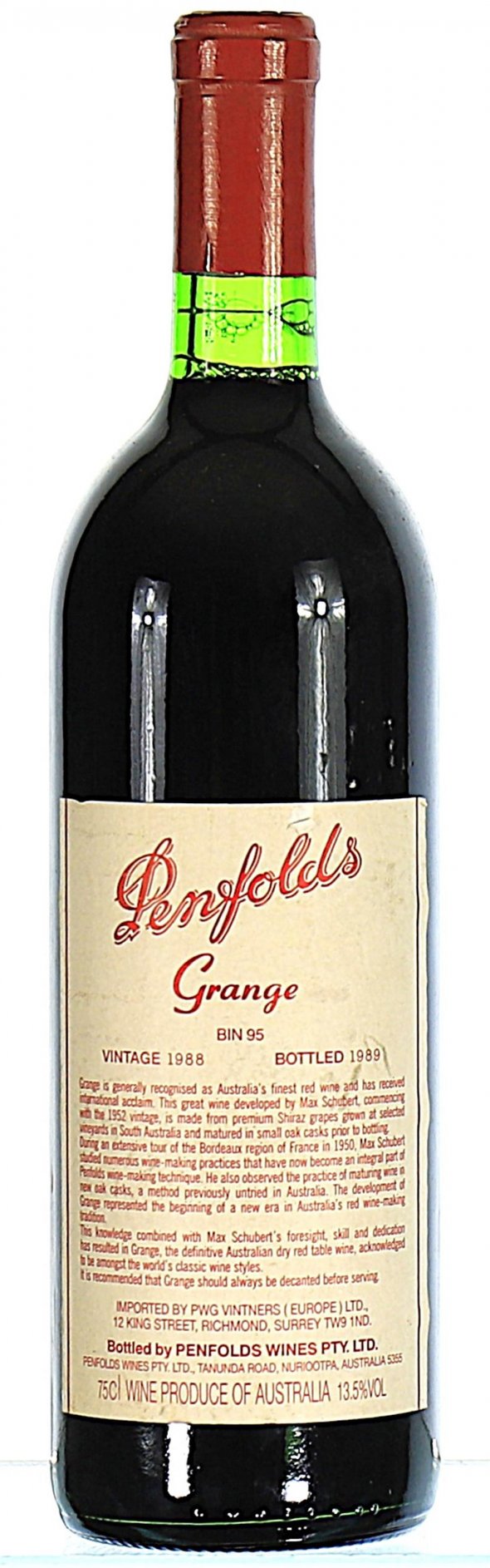 Penfolds, Grange, South Australia