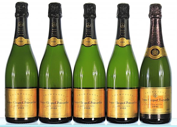 1988/1991 Mixed Lot of Veuve Clicquot