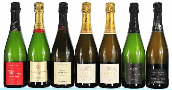 Mixed Lot of Vintage and Non Vintage Zero Dosage Champagne 