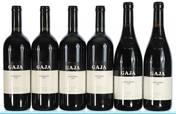 A Fine Mixed Lot of Gaja Wines