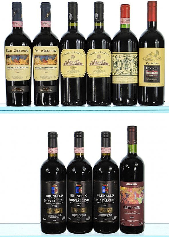 1997/2010 A Very Fine Mixed Lot of Tuscan Wines