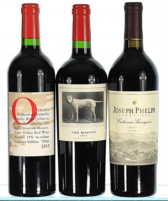 2004/2013 A Fine Mixed Case from 3 Great Napa Valley Estates