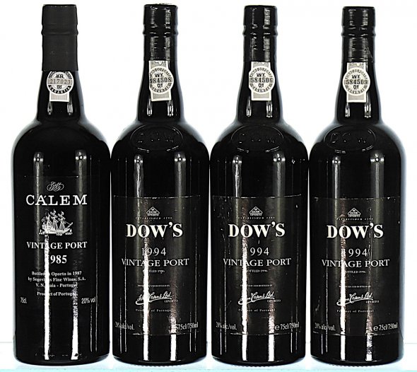1985/1994 Mixed Lot of Dow's and Calem Vintage Port