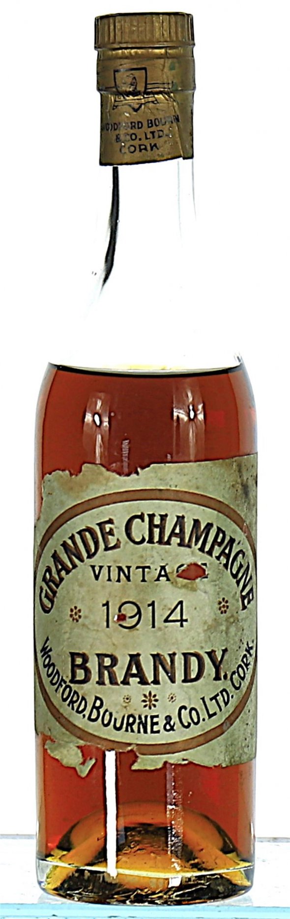 Woodford, Bourne & Co., Grande Champagne Brandy (Half Litre)