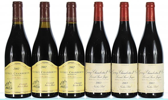 2002/2003 Mixed Lot of Gevrey-Chambertin Premier Cru