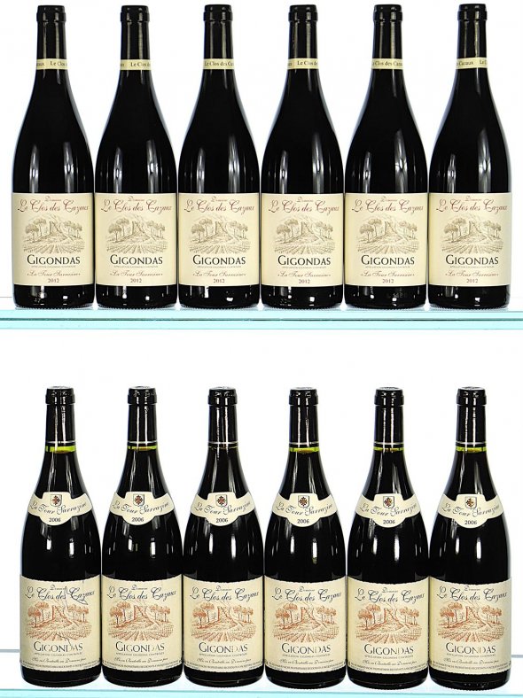 2006/2012 Mixed Lot of Clos des Cazaux, Gigondas, La Tour Sarrasine