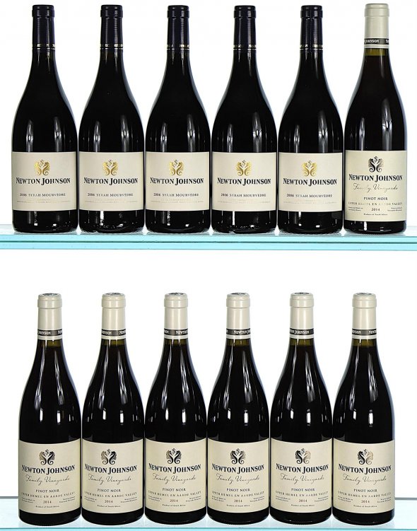 2006/2014 Mixed Lot of Newton Johnson Wines from South Africa