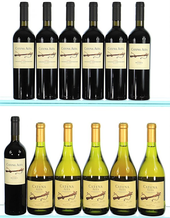 2003/2008 Mixed Lot of Red and White Catena Alta, Mendoza