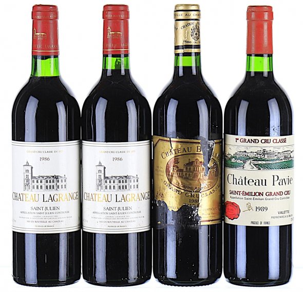 1986/1989 Mixed Case of Fine Bordeaux