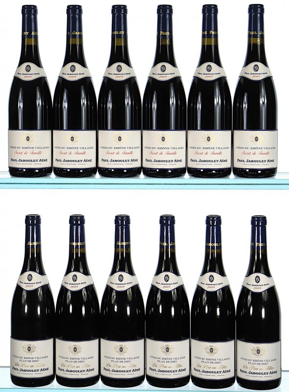 Mixed Lot of Paul Jaboulet Aine, Cotes du Rhone